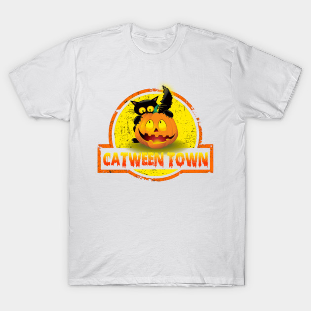 Cat Ween Town Halloween Shirts Gifts on October 31 T-Shirt-TOZ